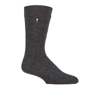 HEAT HOLDERS - Calcetines térmicos originales para hombre y mujer, 2,3 tog, 3 tamaños, gruesos, cálidos, esponjosos, aislantes, para invierno, ideales para Raynauds, gris oscuro, 6-11