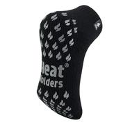 HEAT HOLDERS - Calcetines térmicos para hombre de 2,3 TOG, cálidos, gruesos, antideslizantes, de corte bajo, calcetines de entrenamiento con agarres para invierno, Negro, 12-14