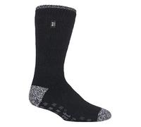 HEAT HOLDERS - Hombre invierno gordos antideslizantes calcetines estar por casa (39-45 Eur, Black (Siskin))