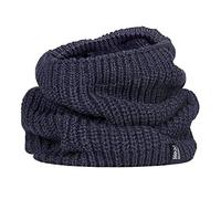 HEAT HOLDERS - Mujer Buff Calentador de Cuello Tricot y Polar (One Size, Navy (Larvic))