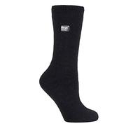 HEAT HOLDERS - Mujer invierno calientes termicos finos calcetines (37-42 Eur, Black)