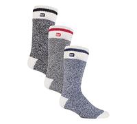 HEAT HOLDERS - Paquete de 3 calcetines térmicos aislados para hombre para invierno, Bloque giratorio, Altoa única