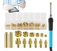 Heat Insertion Tool - Heat Iron, HandApplicator | Precise Fine Tip, Fast Constant Heat-up, Ergonomic Non-Slip Handle, Durable Instrument, ideal for Leather, Vinilo, Textile