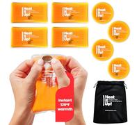 HEAT IT UP - Paquete de Calor Reutilizable, 8 Paquetes de Calor instantáneo para compresas Calientes, Las Almohadillas se Pueden Utilizar como Calentadores de Bolsillo o Paquetes Calientes para