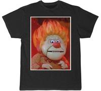 Heat Miser A Year Without Santa T-Shirt Graphic Top Printed Mens tee Black