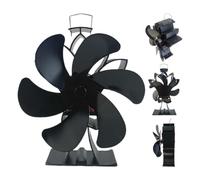 Heat Powered Wood Stove Fan Quiet Circulating Warm Air Wood Stove