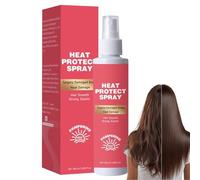 Heat Protection Spray, 180ml 450°F HeatProtection Leave-In Conditioner, Protects Hair with Heat Damage from Curling & Straightening Tools, Makes Hair Smooth and Strong