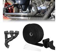Heat Protection Tape, Basalt,Cinta Anticalorica para Escapes,5M Cinta de Escape Termica Moto,Banda para Cabecera de Escape,Escape Moto Aislante Termico