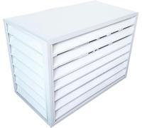 heat pump covers for outdoor unit Outdoor unit mini split air conditioner cover, fence to hide air conditioner, Noise Reduction, Suitable for indoor and outdoor (Color :