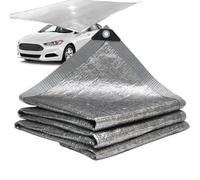 Heat Reflective Tarp | Privacy Blocking Cover Protector | Reflective Tarp | Waterproof Tear Resistant UV Resistant Weatherproof Durable Lightweight Reinforced Reusable Fade Resistant Easy Install Prote