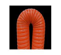 Heat Resistant Flexible Ventilation Tube Silicone Air Duct Hose, Length 50/100/150/200/250/300/400cm for HVAC, Industrial Fume Extraction(50cm,ID 4.5cm)