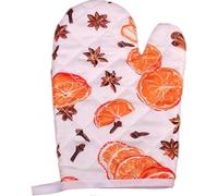 Heat Resistant Oven Gloves Cotton Double Oven Mitts Non Slip Oven Gloves for Cooking Baking Grilling Barbecue2PcsOrange