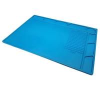 Heat Resistant Silicone Work Mat With Screw Parts Holders 32cm x 23cm