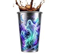 Heat Reveal Cup - Halloween Coffee Mug, Heat Changing Ghost Tumbler