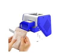 Heat Sealer Machine,Automatic Food Plastic Bag Heat Sealing Machine, Adjustable Thickness, Temperature Control, And Speed Settings For Various Bag Types(Blue)