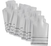 Heat Sealing Shampoo Sample Pouches,2024 Best Heat Sealing Pouches,Package Bag with Tear Notch Portable Cute Bottle Shape,Travel Makeup Food Packing Bag (White*50pcs)