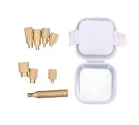 Heat Set Insert Tip Latón M2 M2.5 M3 M4 M5 M6 M7 M8 Puntas de soldadura para 936 T18 ST 900M FX888D FX600 WLC100 Kit de 7 piezas para tuercas de inserción de impresora 3D
