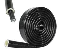 Heat ShieldSleeve Automotive - Fiberglass Heat Resistant Wrap Sleeve, Thermal Barrier Tube Protector, Flexible Insulation Cover For Cable Hose Wiring, Protection Guard With Fireproof For Automotive
