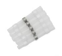 Heat Shrink Solder Connectors 50Pcs Waterproof Wire Terminals(800pcs) | 50pcs kit, polyolefin tube, hot glue inside, waterproof seal, red blue white yellow black colors
