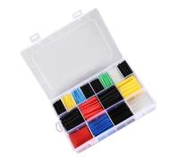 Heat Shrink Tubing Kit - 580 piezas de llama retardante poliolefino de alambre | 6 colores PVC Electrical Cable Heat Shrink Wrap Assortment for Charging Cable DIY Wiring Insulation