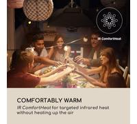 Heat Square Estufa exterior 1000/2000W Carbono IP24 Led Blumfeldt