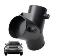 Heat Valve Adapter - 75mm Y Shape Connector, 3 Way Air Duct Splitter, Auxiliary HVAC Accessory for Trucks Pickups SUVs | Ventilation Hose Joiner for RV Camping | Airflow Distribution Connector for Dai