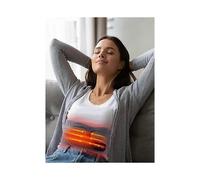 Heated Back Braces, Breathable Back Support Belt with Heating Operated By Rechargeable Battery for Lower Back Pain Relief