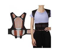 Heated Back Lumbar Support Magnetic Heating Braces Treatment Belt