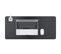 Heated Desk Pad - Electric Fast Heating Keyboard Mat, Energy Efficient Warm Mouse Pad, Durable Anti-Slip Office Accessory | For Home Workstation Study Apartment Winter Cold Weather Comfort