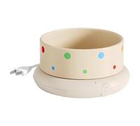 Heated Dog Bowl - Stable Quiet Thermal Anti-Slip Large Capacity Water Heater | Pet Drinker Heating Dish | Feeding & Watering Supplies For Dog Cat Dorm Apartment Living Room Balcony Porch