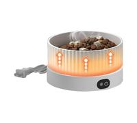Heated Dog Water Bowl - 3-Level Warm Dish | Pet Heated Water Bowl with Adjustable Warmth For Dogs and Kittens, Ideal For Indoor/Outdoor Winter Use In Apts, Home, Travel, Farms, Balconies