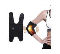 Heated Elbow Brace Heat Therapy Pain Relief Adjustable Heating Elbow Wrap Pad with 3 Level Temperature Setting Hot Therapy for Tendonitis-