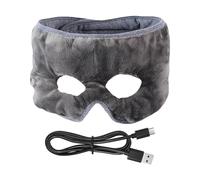 Heated Eye - Calentador USB ajustable de 3 niveles, diadema eléctrica cómoda, dispositivo de relajación para dormir, hombres y mujeres, viajes, noche, avión, insomnio, vacaciones, cumpleaños, casa