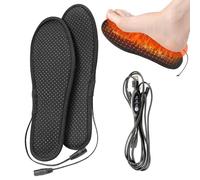 Heated Foot Insoles, USB Heated Insoles, Rechargeable Foot Warmers, Thermal Insoles Hiking, Electric FootWashable Electric Thermal Insoles, Rechargeable Foot Warmer Insoles For Hiking, Skiing, Camping