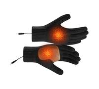 Heated Glove - Plush, 8.26x3.34in Electric Mitten Rechargeable 3 niveles de control de temperatura y calor a prueba de viento | Pantalla táctil Compatible Convertible Mitten Design, Heated Gloves For
