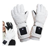 Heated Glove - Polyester And Velvet, Average Size Hand Warmer USB Plug-in Design | Breathable and Windproof Electric Heating Mittens, Thermal Winter Gloves For Skiing, Cycling, Fishing, Commuting