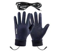 Heated Gloves For Men | USB Heating Winter Gloves,3 Temperature Settings Touchscreen Mittens For Energy Source: Equipped With Built-in USB C Snow Camping Work Outdoor Skiing Cycling Cold Weather