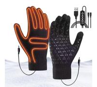 Heated Gloves For Men, USB Thermal Gloves, Touchscreen Winter Mittens