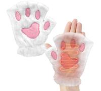 Heated Gloves - Guantes Heated Gloves 19 x 13 cm | Winter Glove, Fingerless Warm Laptop Glove -Touch Screen Glovee For Winter Sports Outdoor Work Cycling Skiing Computer