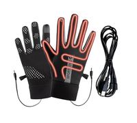 Heated Gloves - USB Electric Full Finger 3 modo ajustable | Guantes térmicos térmicos para hombre con antideslizante Palma para exteriores y actividades de clima frío | For Riding Hiking Climbing