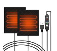 Heated Grips Cover - Motorcycle 3 Level Handlebar Wrap, 5V Hand Grip Warmer, Electric Heating Sleeve For ATV Scooter Snowmobile Bike Cycling Road Street Winter Riding Accessory