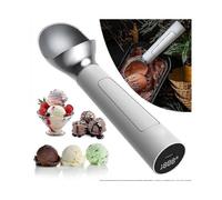 Heated Ice Cream Scooper,Stainless Steel Heated and Rechargeable Ice Cream Scoop,Electric Ice Cream Scoop with LED Display,IP67 Waterproof