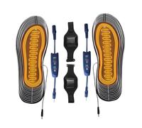 Heated Insoles | 11.22In Thermal Foot Warmers 3 Gear Rechargeable EVA | Self Heating Portable Temperature Control USB Powered Warm Feet Insoles | Indoor Outdoor Commute Hiking Skiing