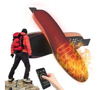 Heated Insoles, APP-Controlled Foot Warmers, 3000mAh Heated Insoles, USB Recargable Warmers, Temperature Adjustable Insoles, Cuttable Heating Pads, Recargable Foot Warmers, Winter Heated