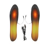 Heated Insoles - Electric USB Rechargeable Foot Warmers | Carbon Fiber Heating Element with Adjustable Temperature Control, Thermal Shoe Insert for Outdoor Cold Weather Use