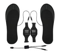 Heated Insoles Rechargeable - 11.22 Inch Heated Shoe Insoles | EVA Electric Warmers - USB Rechargeable Insoĺes with 4000mAh Battery 4-6h Heat Cut to fit for Hiking Camping Winter Use