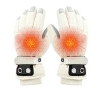 Heated Motorcycle Gloves - 3 Levels Touchscreen Electric Rechargeable Skiing Equipment | Hand Warming Gloves | for Skiing Snowboarding Motorcycling Ice Fishing Camping Hiking Walking Outdoor Work Comm