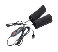 Heated Motorcycle Grips | USB-Powered 3-Temp Wrap | Warm Vehicle Heating Grips Pad | for Outdoor Biking Riding Touring Highway Night Riding Scooter Men Women Riders