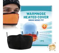 Heated Nose Warmer Cover, Cold Weather Face Protection, Wind Blocking Nasal Cover, Soft Inner Lining Comfort, Outdoor Thermal Accessory, Daily Commuting Fishing, Camping Cold Climate Use
