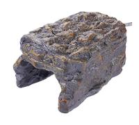 Heated Reptile Hides Caves, Resin Simulation Rock, 5,91 x 3,74 x 2,76 pulgadas Wide Applications, Basking Stage, Tank Accessories, Habitat Decor for Lizards, Turtles, Snakes, and Geckos